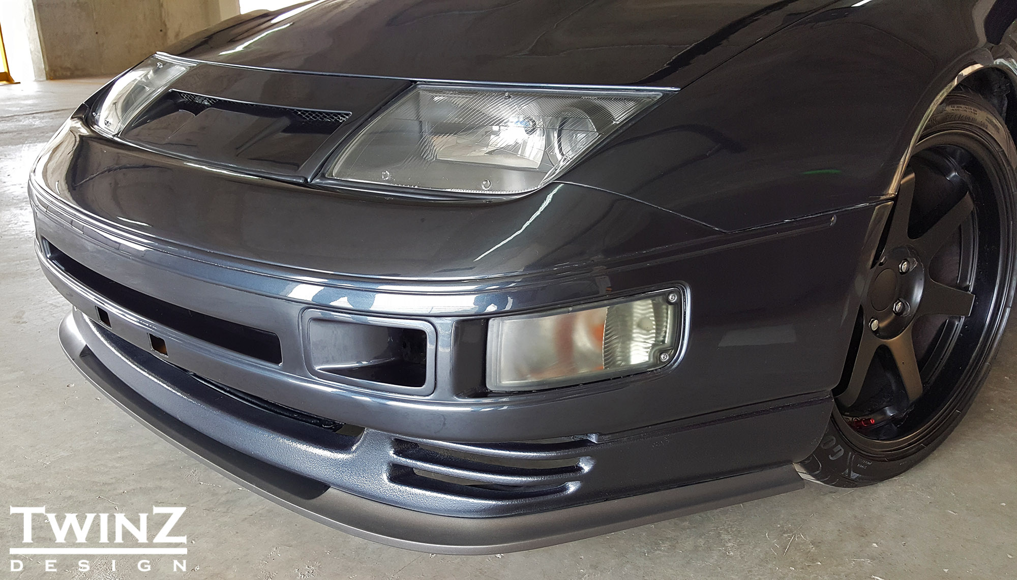 300ZX - Front Lip Type 1 (for 90-98 OEM TT bumper) | Twinz